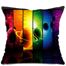 Color Planets Pillows 24445615