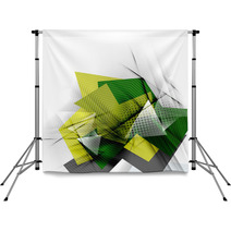Color Triangles, Unusual Abstract Background Backdrops 71624404