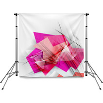 Color Triangles, Unusual Abstract Background Backdrops 71624408