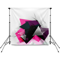 Color Triangles, Unusual Abstract Background Backdrops 71648854