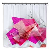 Color Triangles, Unusual Abstract Background Bath Decor 71624408