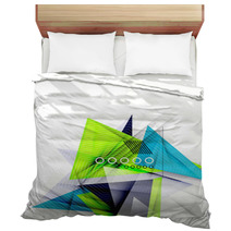 Color Triangles, Unusual Abstract Background Bedding 71595493