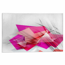 Color Triangles, Unusual Abstract Background Rugs 71624408