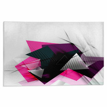 Color Triangles, Unusual Abstract Background Rugs 71648854