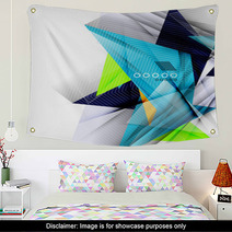 Color Triangles, Unusual Abstract Background Wall Art 71586460