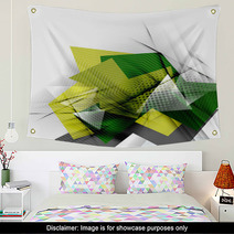 Color Triangles, Unusual Abstract Background Wall Art 71624404