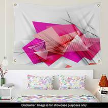 Color Triangles, Unusual Abstract Background Wall Art 71624408