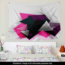 Color Triangles, Unusual Abstract Background Wall Art 71648854