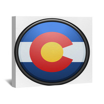 Colorado Button Wall Art 89730855