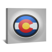 Colorado Button Wall Art 89730862
