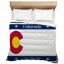 Colorado State License Plate Bedding 75063007