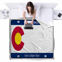 Colorado State License Plate Blankets 75063007
