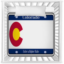 Colorado State License Plate Nursery Decor 75063007