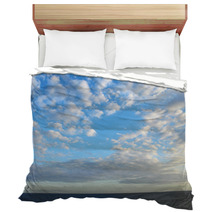 Colored Clouds Over The Ocean Bedding 65748193