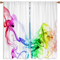 Colored Smoke Window Curtains 58243728