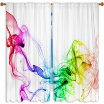 Colored Smoke Window Curtains 58243728