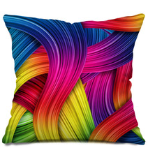 Colorful Abstract Background Pillows 33439489