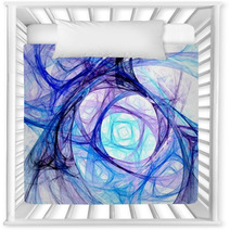Colorful Abstract Digital Fractal Art On The White Background Nursery Decor 60811989