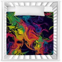 Colorful Abstract Mixture Of Fluid Paint Digital Art Nursery Decor 69217682