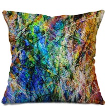 Colorful Abstract Painting Pillows 188271817