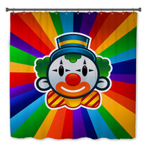 Colorful Birthday Clown Bath Decor 56985300