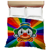 Colorful Birthday Clown Bedding 56985300