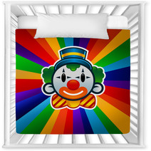 Colorful Birthday Clown Nursery Decor 56985300