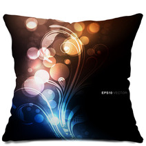 Colorful, Bright And Vivid Abstract Vector Background Pillows 53017845