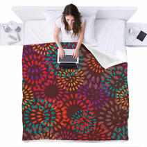 Colorful Circles Blankets 64558398