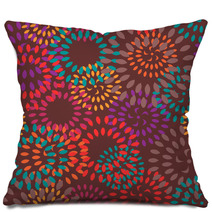 Colorful Circles Pillows 64558398