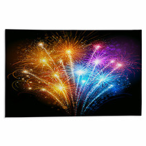 Colorful Fireworks Rugs 57779638