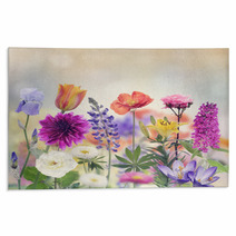 Colorful Flowers Rugs 86044384
