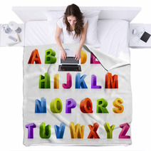 Colorful Font Blankets 56607315