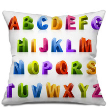Colorful Font Pillows 56607315