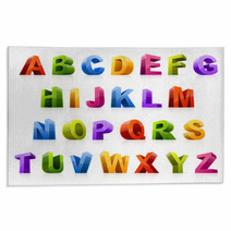 Colorful Font Rugs 56607315