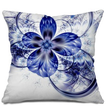 Colorful Fractal Flower Pattern Pillows 60811832