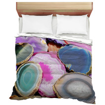 Colorful Geode Slices Natures Beauty Bedding 68481592