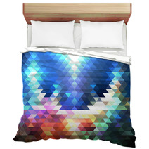 Colorful Geometric Background, Abstract Triangle Pattern Vector Bedding 72895560