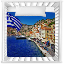 Colorful Greece Series - Symi Island Nursery Decor 58387876