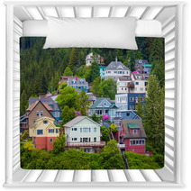 Colorful Houses On Ketchikan Hillside Nursery Decor 141970675