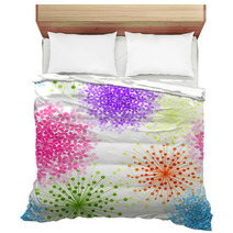 Colorful Hydrangea Flower Seamless Background Bedding 67208824