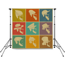 Colorful Icons Man In A Headdress Backdrops 68171769