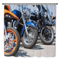 Colorful Motorcycles Bath Decor 52812277