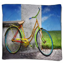 Colorful Old Bike Blankets 16860857