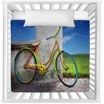 Colorful Old Bike Nursery Decor 16860857