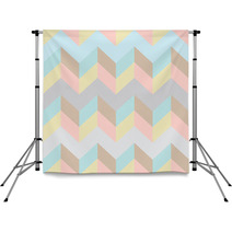 Colorful Pastel Cute Chevron Pattern Backdrops 42645193