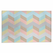 Colorful Pastel Cute Chevron Pattern Rugs 42645193