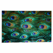 Colorful Peacock Feathers,Shallow Dof Rugs 59564235