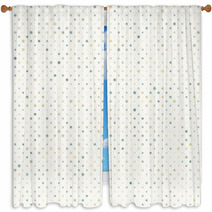 Colorful Polka Dot Pattern. EPS 8 Window Curtains 65670524
