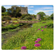 Colorful Postcard Of Blarney Castle Rugs 53242876